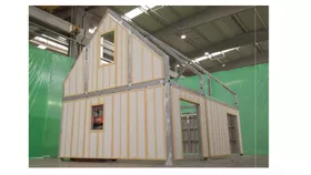 Bauhu hurricane resistant modular Palmetto Cottage factory build