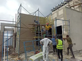 Bauhu modular home assembly in Jamaica