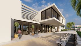 Bauhu design modular conference centre Antigua