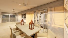 The Bauhu Coconut Cottage hurricane resistant modular kit home